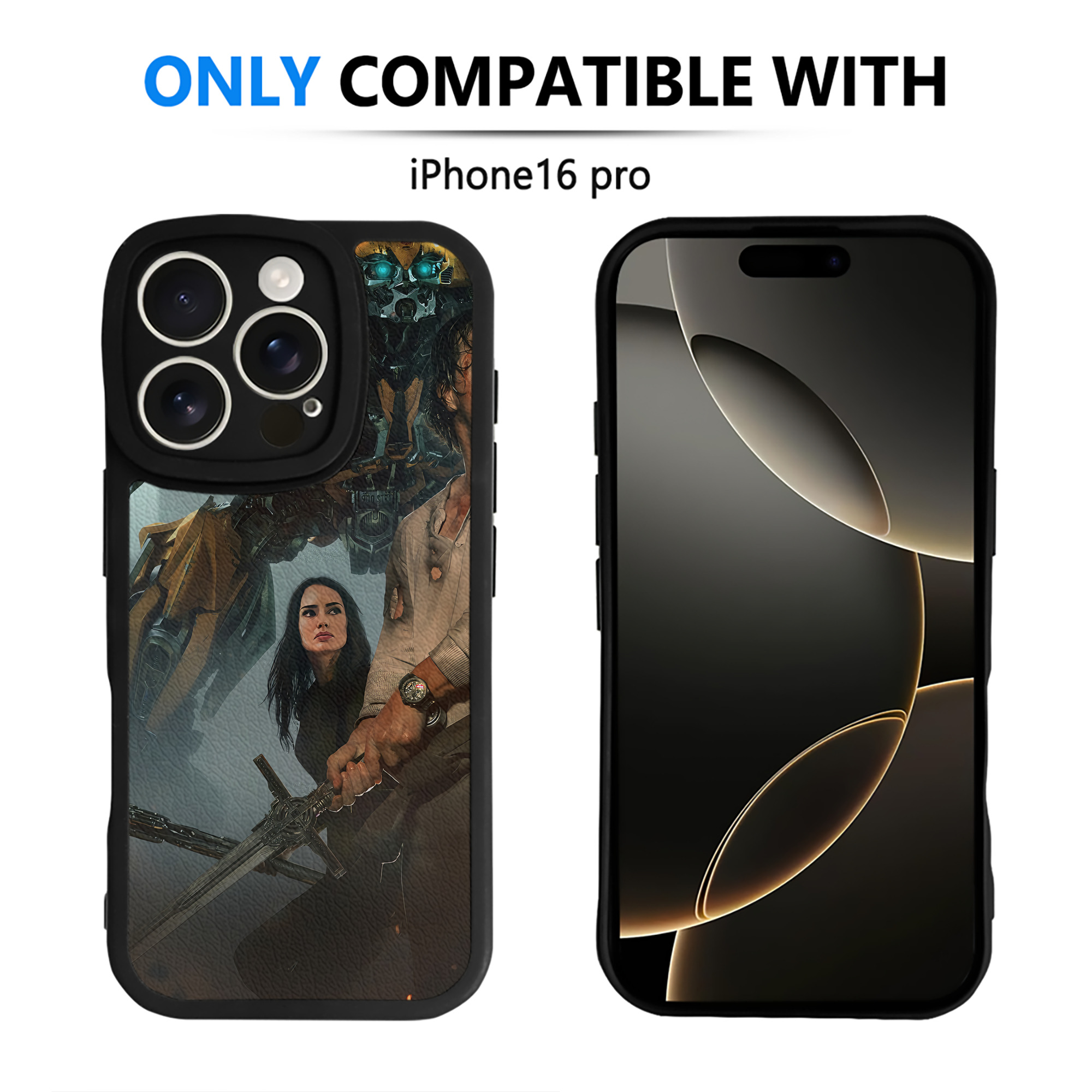 （画像用） Transformers トランスフォーマー 【iPhone 16シリーズ対応】シリコンスマホケース（レザー調） 材質：シリコン